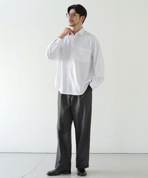 「SPU」 長袖シャツ M ホワイト メンズ_画像7