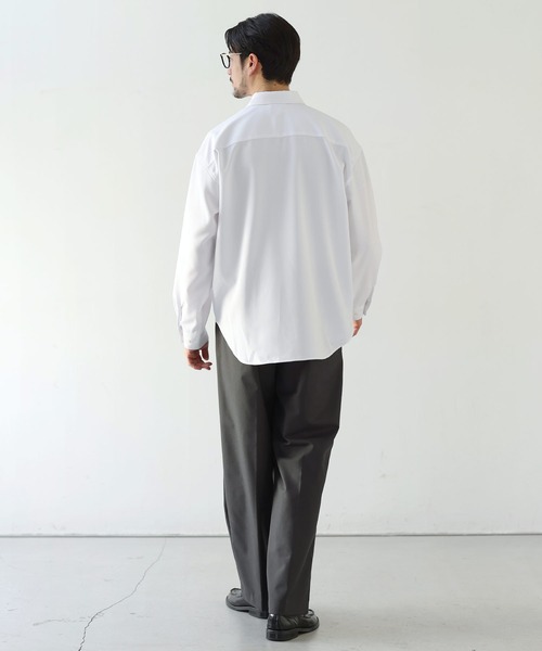 「SPU」 長袖シャツ M ホワイト メンズ_画像9
