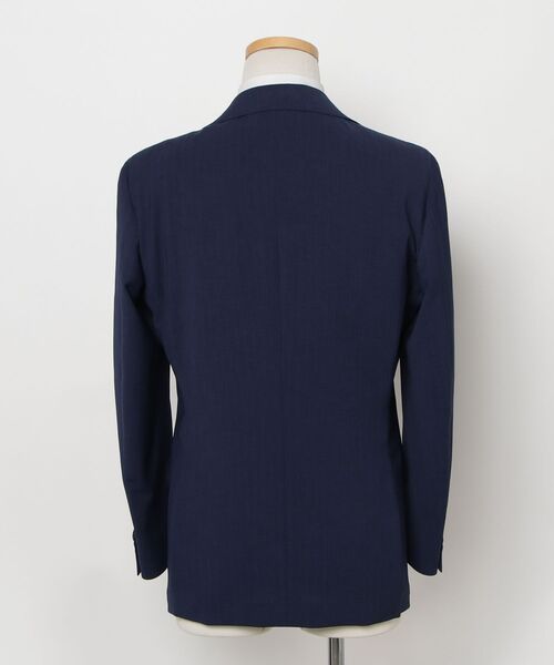 美品L✨パーフェクトスーツファクトリー スーツ セットアップ チェック ネイビー Perfect Suit FActory（パーフェクト スーツ ファクトリー