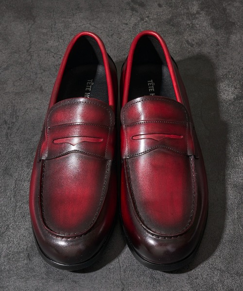 「TETE HOMME」 シューズ LARGE ブラック メンズ_画像4