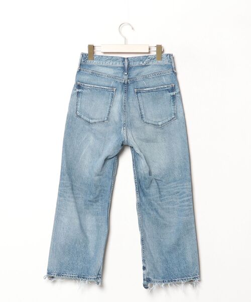 「upperhights」 フリンジデニムパンツ 23 ブルー レディース_画像2