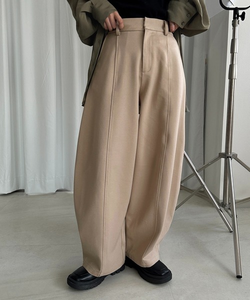 「apres jour mignon」 パンツ MEDIUM ベージュ レディース_画像2