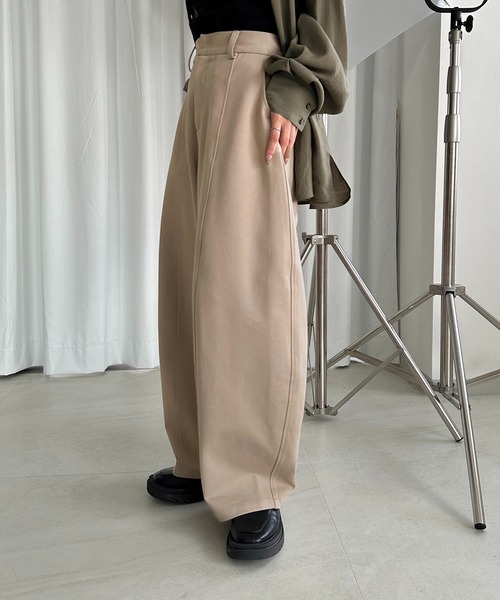 「apres jour mignon」 パンツ MEDIUM ベージュ レディース_画像4