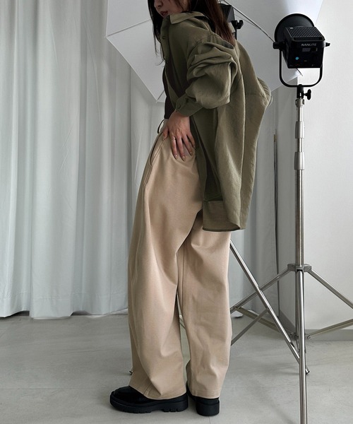 「apres jour mignon」 パンツ MEDIUM ベージュ レディース_画像8