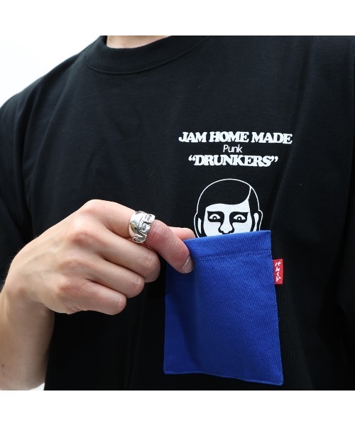 指輪 リング PUNK DRUNKERS × JAM HOME MADE あいつフェイスリング ハーフ SV925 メンズ レディースの画像