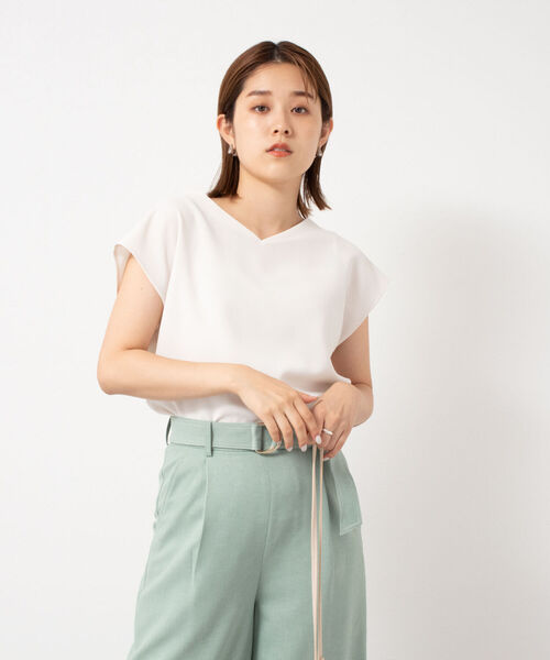 「NOLLEY'S Sophi」 半袖ブラウス 38 ベビーピンク レディース_画像7
