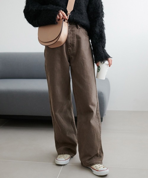 「DISCOAT」 デニムパンツ LARGE ブルー レディース_画像3