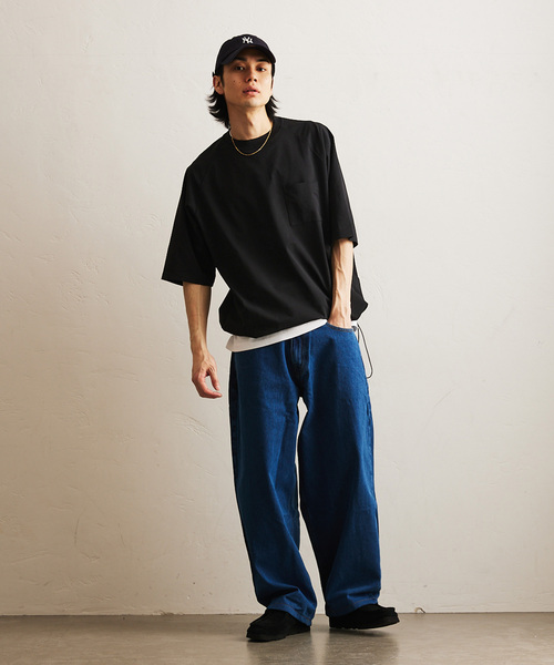「417 EDIFICE」 半袖Tシャツ LARGE ブラック メンズ_画像6
