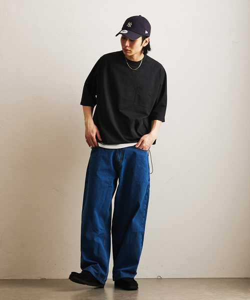 「417 EDIFICE」 半袖Tシャツ LARGE ブラック メンズ_画像8