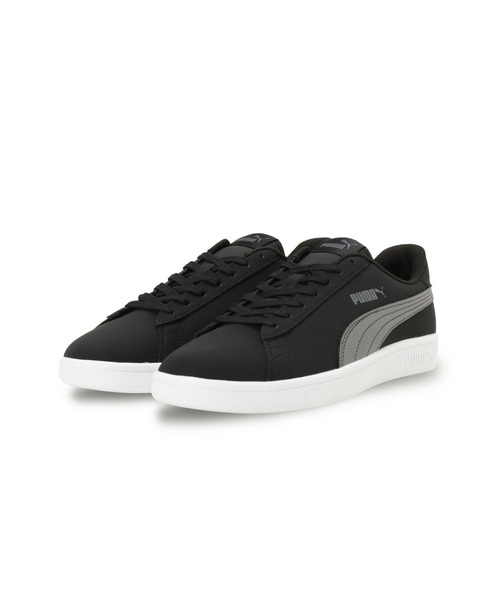 「PUMA」 ローカットスニーカー 24.5cm ホワイト×ブラック メンズ_画像2
