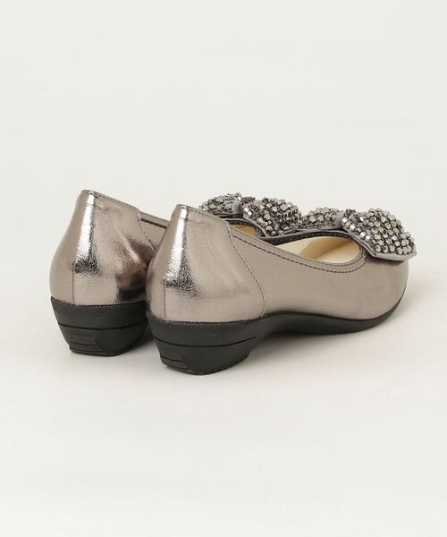 「neue marche」 シューズ 21.5cm シルバー レディース_画像2
