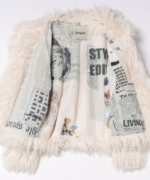 Desigual（デシグアル） コート アウター Fluffy ecofor short coat 