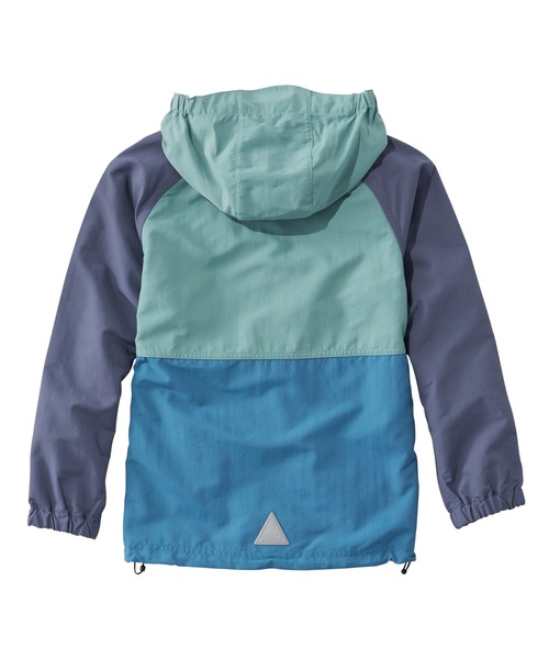 90-00s エルエルビーン コットン アノラック チェック柄 キッズ Mサイズ L.L.Bean - エルエルビーン USA製 アノラックパーカー シャツ生地
