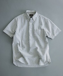 Beamsplus ブラック ロゴ入りシャツ BEAMS PLUS（ビームス プラス）B.D. Color Oxford（シャツ