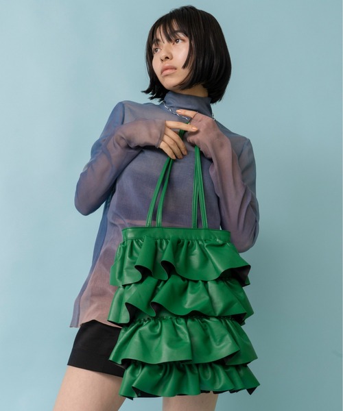 Casselini キャセリーニ ミニフリルトート Organicfarmermag Com