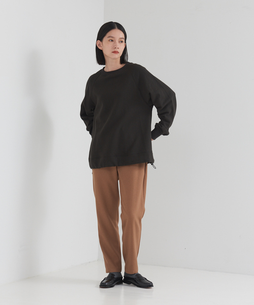 tシャツ 「手洗い可」裏起毛Aラインスウェットプルオーバー レディース collex tシャツ 「手洗い可」裏起毛Aラインスウェットプル