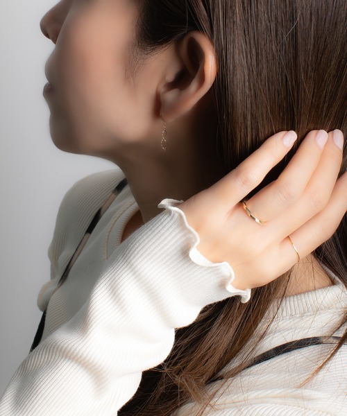 ESTELLE（エステール） 指輪 リング K18 イエローゴールド チェーン