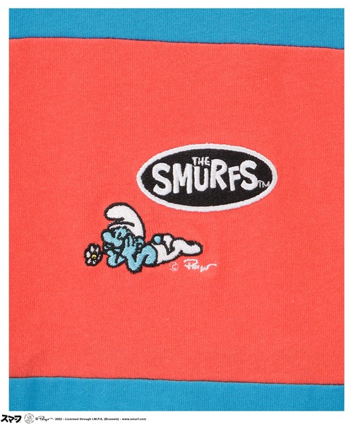 tシャツ Smurf スマーフ ロングスリーブラガーシャツ メンズ
