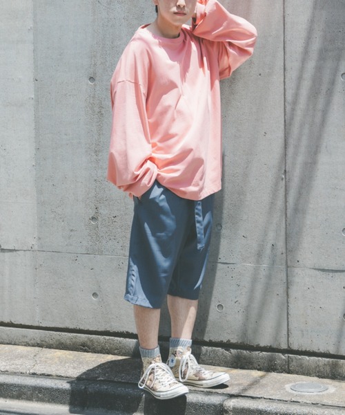 タックハイウエストベーシックショートパンツ[品番：ORGW0000478