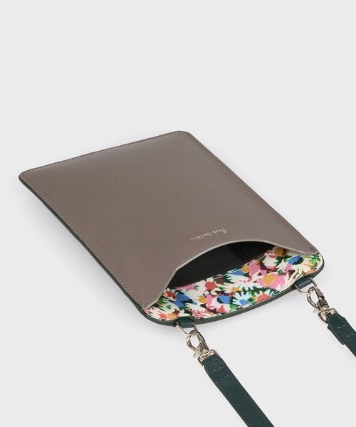 Paul Smith ポーチ マーガレットプリントトリム ネックポーチ