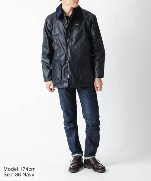 ミリタリージャケット モッズコート Barbour BEDALE WAX JACKET バブアー ビデイル　ワックスジャケットの画像