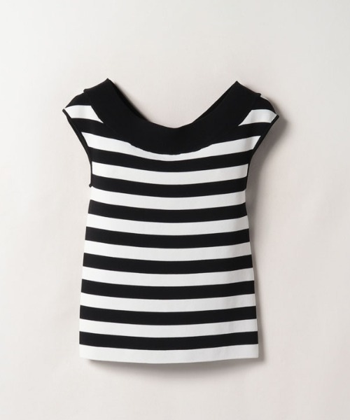 美品　定価1.8万円　ルルウィルビー　 2WAY BORDER プルオーバー LOULOU WILLOUGHBY ニット 「LOULOU WILLOUGHBY」2WAY BORDER