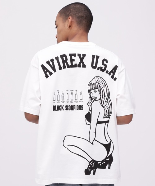 AVIREX×グランパス30周年コラボTシャツブラック×レッド AVIREX×名古屋グランパス コラボアイテム第二弾発売のお知らせ