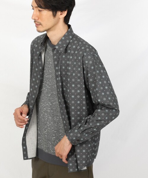 タケオキクチ　スラブ メランジ ジャカード カットソー TAKEO KIKUCHI tシャツ スラブ メランジ ジャカード カットソー