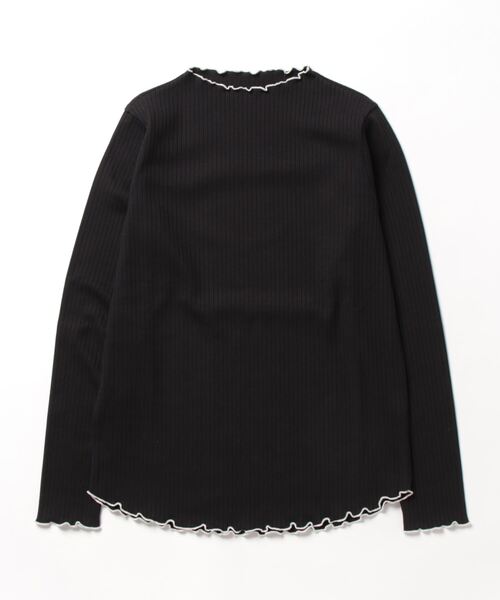 キッドブルー -23リブココウール -長袖トップス -KRVN539 -kidblue レディース