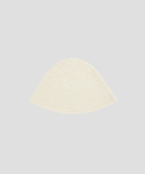 新品 KIJIMA TAKAYUKI HAND KNIT SAILOR HAT KIJIMA TAKAYUKI(キジマ タカユキ)のLINEN HAND KNIT SAILOR HAT