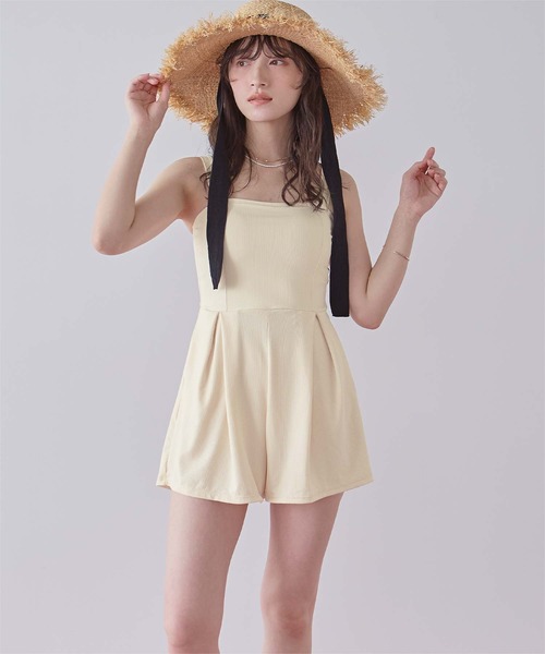 SEA DRESS（シードレス） 水着 チェック素材ロンパース/ワンピース