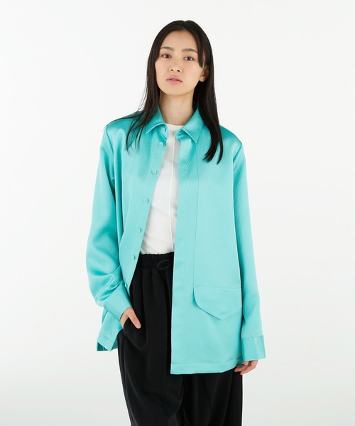 ブラウス シャツ TCH SEER SHIRT レディース メンズ