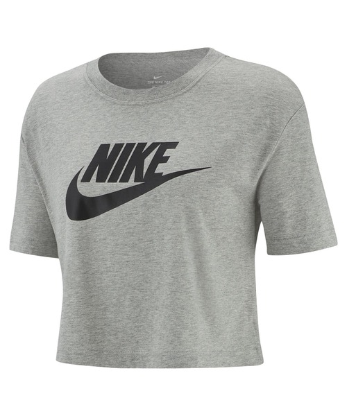 NIKE クロップド アイコン フレンチテリー Tシャツ 送関込 NIKE tシャツ ナイキ エッセンシャル クロップ アイコン