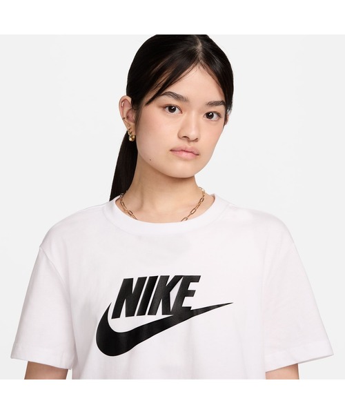NIKE クロップド アイコン フレンチテリー Tシャツ 送関込 NIKE tシャツ ナイキ エッセンシャル クロップ アイコン