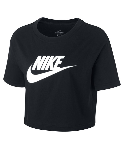 NIKE クロップド アイコン フレンチテリー Tシャツ 送関込 NIKE tシャツ ナイキ エッセンシャル クロップ アイコン