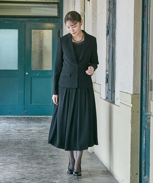 お値下げ！17BR 中古古着 礼服 ワンピース 楽天市場】美品【中古】SOIR PERLE 東京ソワール ブラック