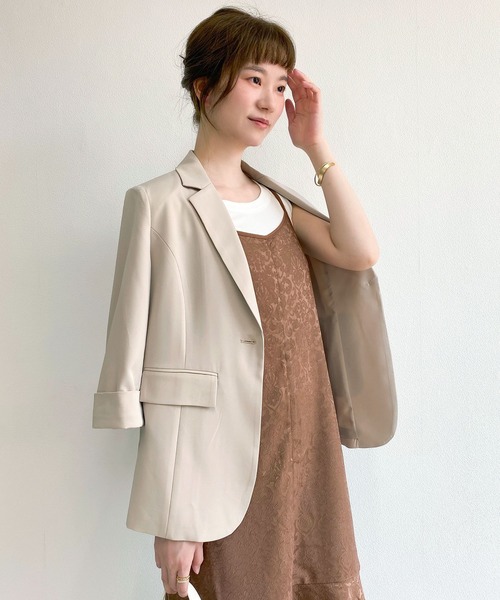 Nemeth ノーカラーコットンジャケット 7分袖 14.jpg