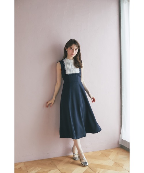 tocco closet（トッコ クローゼット） ワンピース ヨークレース切替