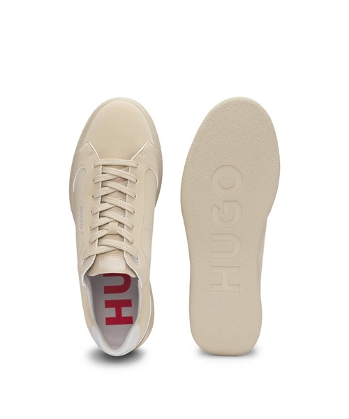 Hugo Boss レースアップスニーカー HUGO スニーカー HUGOロゴディテール ヌバック レースアップ