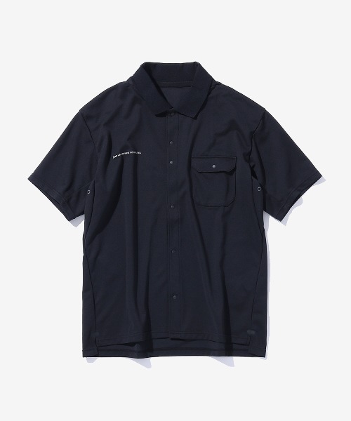 K-3B　ZERO　ハーフジップポロシャツ　301_GG　size１　黒 K-3B ZERO (MEN) – K-3B OFFICIAL SITE