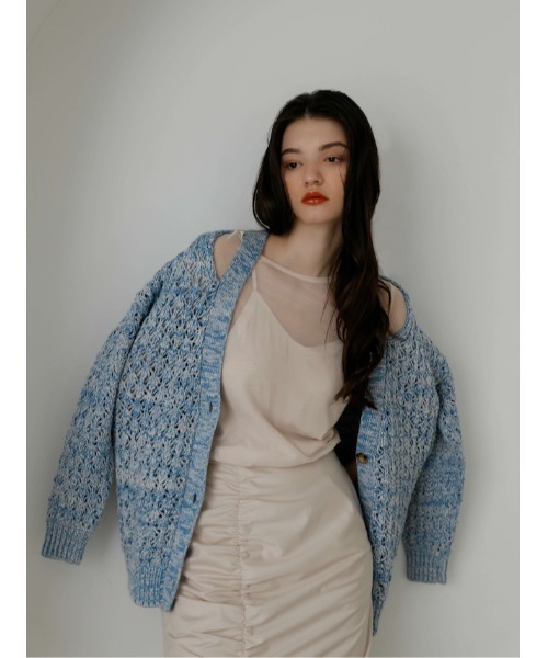 Katrin TOKYO カーディガン cut-out knit cardigan レディース