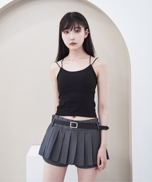 カップ付き キャミソール カップ付きバッククロスストラップ