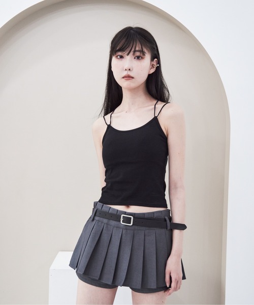 カップ付き キャミソール カップ付きバッククロスストラップ