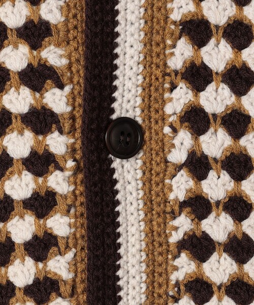 TOMORROWLAND（トゥモローランド） カーディガン Krochet ウール V