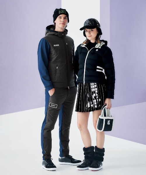 archivio A214115 レディースブルゾン　ブラック archivio ブルゾン アウター 「LADIES」ウエストリブ中綿ブルゾン