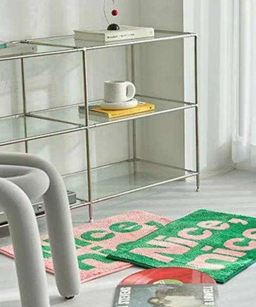 ラグ　123×178 Ein ラグ ラグマット Ein/「2サイズ展開」”Nice nice”スクエア