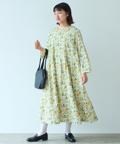 bulle de savon ワンピース 菜の花刺繍 : ZOZOTOWN Yahoo!店