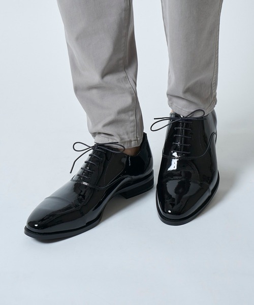 極美品　テットオム TETE HOMME 黒 牛革 ビジネスシューズ 44EEE TETE HOMME（テット オム） ビジネスシューズ ウィングチップ