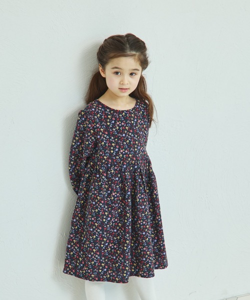【新品未使用】PALAVA パラバ 長袖ワンピース キッズ 新品未使用】PALAVA パラバ 長袖ワンピース キッズ