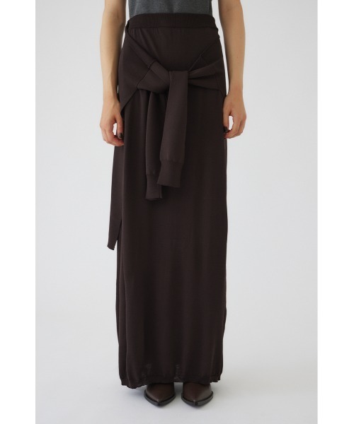 RIM.ARK ロング スカート Knit wrapped SK ニットラップスカート